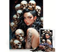 The Necromancer 1000 Piece Jigsaw Puzzles for Teenagers Logic Sense Toy Peaceful Fun Smooth Edge Creative Gift (38x52cm)