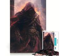 The Necromancer of The Black Gate Jigsaw Puzzles for Adults 1000 Pieces Brain Challenge Toy Quiet Fun Precise Cut Wall Art Decor (38x52cm)