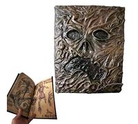 The Necronomicon - The Book of The Dead Notebook Diary | Necronomicon Ex-Mortis | Necronomicon Evil Dead Book Made of Resin | Horror Film Prop Notebook Diary Totese Spell Book for Home Desktop