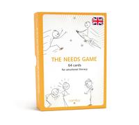 The Needs Game by Comitys - Non-Violent Communication (NVC) Cards for Families & Groups - 56 Flashcards to Resolve Conflict & Build Emotional Intelligence - SEL Resource for School & Therapy