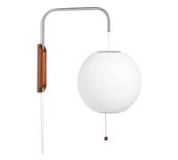 HAY Nelson Ball Wall Light Small White W/cord