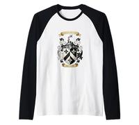 The Nelson Surname Coat of Arms Raglan Baseball Tee