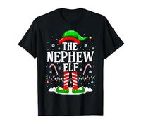 The Nephew Elf Funny Xmas Elf Matching Family Christmas T-Shirt