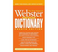 The New American Webster Handy College Dictionary: Fourth Edition