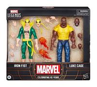 Marvel Legends Series Iron Fist and Luke Cage, 6 Comics Collectible Action Figures
