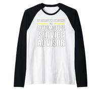 The New Awesome Automotive Service Advisor Raglan Baseball Tee