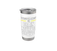 The New Awesome Brain Aneurysm Survivor Stainless Steel Insulated Tumbler