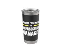 The New Awesome Cybersecurity Manager Stainless Steel Insulated Tumbler