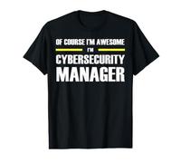 The New Awesome Cybersecurity Manager Value Graphic T-Shirt