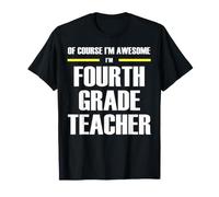 The New Awesome Fourth Grade Teacher T-Shirt