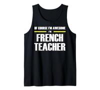 The New Awesome French Teacher Tank Top