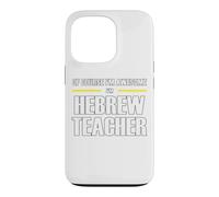 The New Awesome Hebrew Teacher Case for iPhone 13 Pro