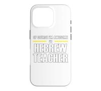 The New Awesome Hebrew Teacher Case for iPhone 16 Pro