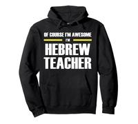 The New Awesome Hebrew Teacher Pullover Hoodie