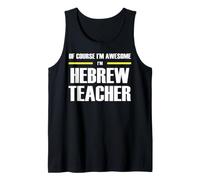 The New Awesome Hebrew Teacher Tank Top