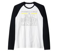 The New Awesome Human Resources Manager Raglan Baseball Tee