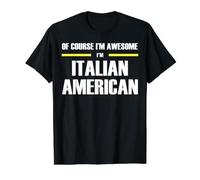 The New Awesome Italian American Value Graphic T-Shirt, Men, Black, S