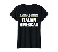 The New Awesome Italian American Value Graphic T-Shirt, Women, Black, S