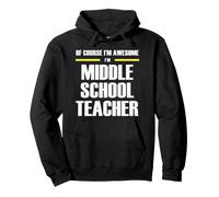 The New Awesome Middle School Teacher Pullover Hoodie