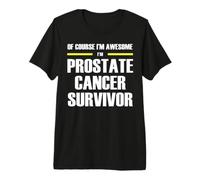 The New Awesome Prostate Cancer Survivor Premium T-Shirt