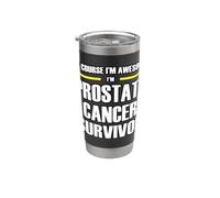 The New Awesome Prostate Cancer Survivor Stainless Steel Insulated Tumbler
