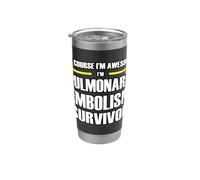 The New Awesome Pulmonary Embolism Survivor Stainless Steel Insulated Tumbler