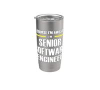 The New Awesome Senior Software Engineer Stainless Steel Insulated Tumbler