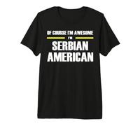 The New Awesome Serbian American Premium T-Shirt