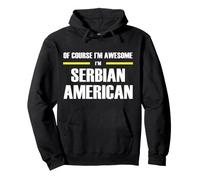 The New Awesome Serbian American Pullover Hoodie