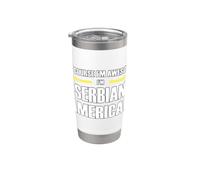 The New Awesome Serbian American Stainless Steel Insulated Tumbler