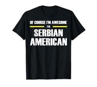 The New Awesome Serbian American T-Shirt