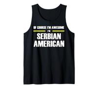 The New Awesome Serbian American Tank Top