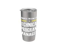 The New Awesome Technical Program Manager Stainless Steel Insulated Tumbler