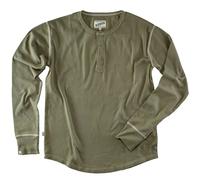 The New Elder Henley Shirt - Green M