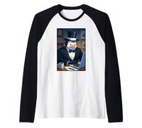 The New Employee Hard at Work Raglan Baseball Tee