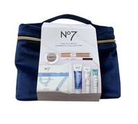 The NEW No.7 The Ultimate Cosmetic Collection Gift Set, Mascara, Eye Pencil, Lip & Cheek Tint, Eye Shadow Palette, Primer, Cleansing Wipes, Lip Care, Vanity Bag