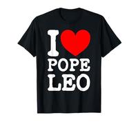 The New Pope Leo XIV I Love Pope Leo I Heart Pope Leo T-Shirt
