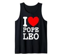 The New Pope Leo XIV I Love Pope Leo I (Heart) Pope Leo Tank Top