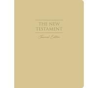The New Testament, Journal Edition, Large Print, Faux Leather