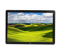 The New Ultra-Thin Narrow Side 12-Inch 15-Inch 17-Inch High-Definition Photo Frame Lithium Battery +32G Electronic Photo Album Supports High-Definition 1080P Mo,black-15 inches