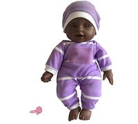 The New York Doll Collection 11 Inch/ 28 cm Soft Body Baby Doll in Gift Box (African American)