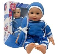 The New York Doll Collection 11 inch/28 cm Soft Body Doll in Gift Box - 11 inch/28 cm Baby Doll (Boy), B167