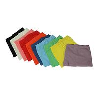 The New York Doll Collection Dolls Set of 10 Multicolour Skirts for Fashion Girl Dolls - Hot Pink, White, Denim, Turquoise, Tangerine, Red-Jeans - Fits All 18 Inch/46cm Dolls - Doll Clothing