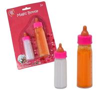 The New York Doll Collection Set Of 2 Feeding Baby Doll Bottles for Dolls - Milk and Juice Magic Bottles - Doll Pretend Play - Doll Feeders - Doll Accessories