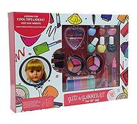 The New York Doll Collection Washable Makeup Set - For Fashion Girl Dolls and Kids-pretend play Cosmetic Set Includes Loads of Accessories - Kids Dress Up - Doll Playset - Make Up Accessories