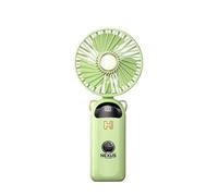 The Nexus Globe Portable Mini Handheld Fan, Portable Handheld USB Rechargeable Fans with 5 Speeds (Light Green)