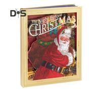 The Night Before Christmas Pop-Up Book Christmas Music Storybook with Light And Sound 3D Illustration Board Picture Book for Kids