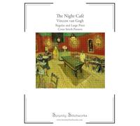 The Night Café Cross Stitch Pattern - Vincent van Gogh: Regular and Large Print Cross Stitch Pattern