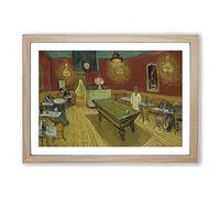The Night Cafe Vol.2 by Vincent Van Gogh Framed Print | A2 Oak Framed Wall Art | Ready to Hang | Modern Food Picture | Living Room Bedroom Lounge Office