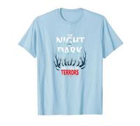The Night is Dark and Full of Terrors Gothic Horror T-Shirt, Men, Baby Blue, 3XL